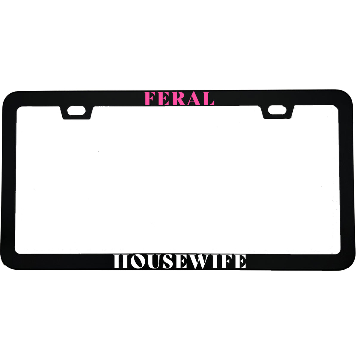 "Feral Housewife" license plate frame - image 3