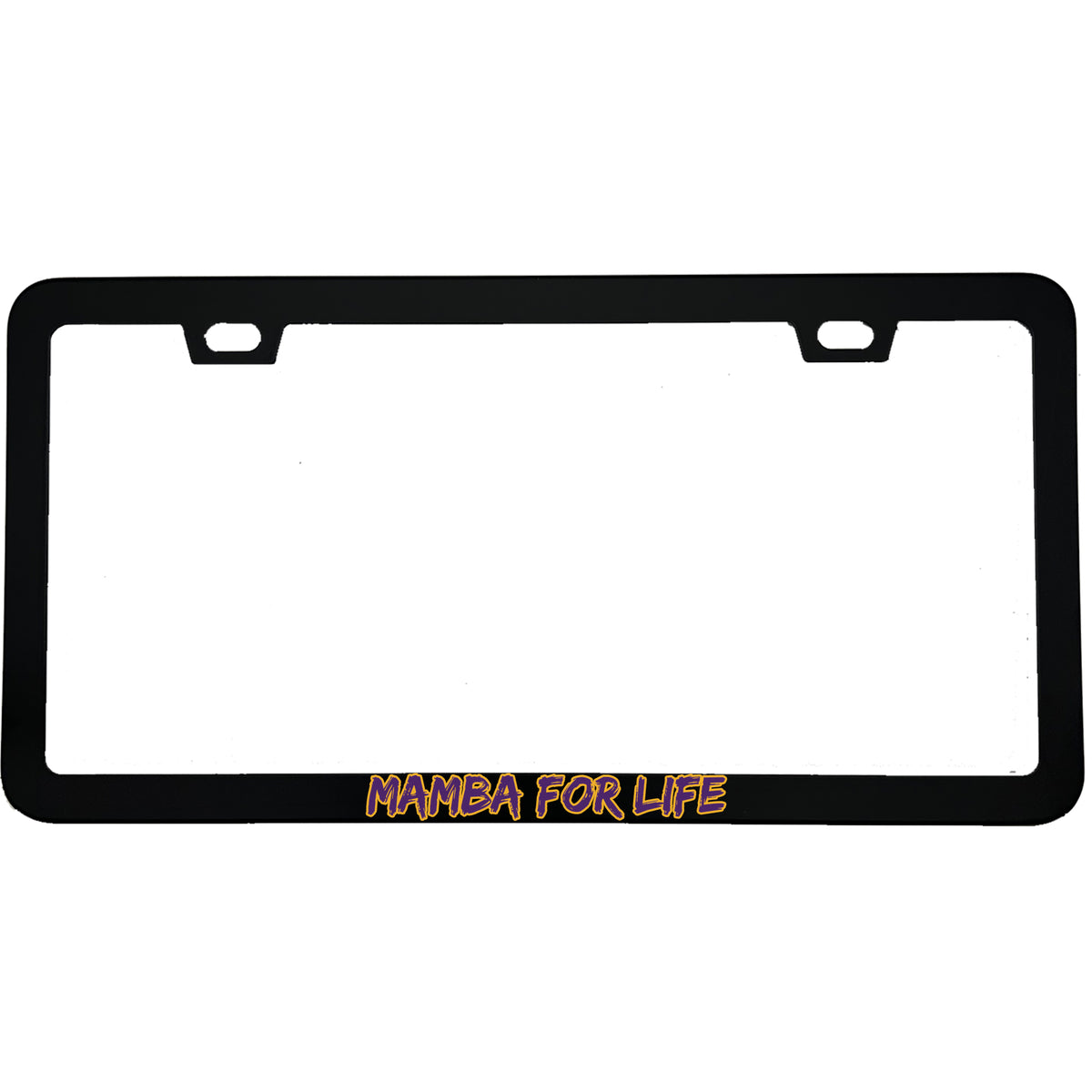 "Mamba For Life Superhero" license plate frame - image 1